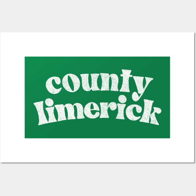 County Limerick - Irish Pride County Gift Wall Art by feck!